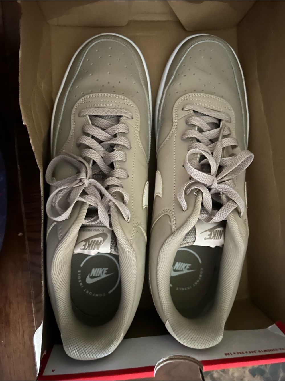 Nike Men’s Low-Top Sneakers in Light Beige